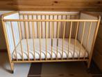 Lit bébé avec matelas latex complet pour 75€, Ophalen, Gebruikt, Ledikant