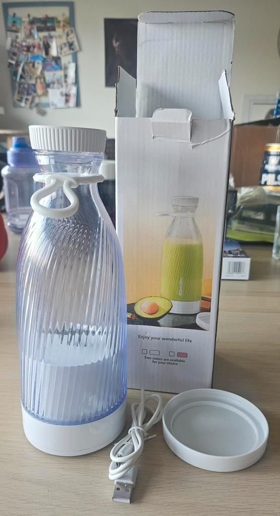 Extracteur de jus électrique, nouveau, mini mixeur 500 ml,, Elektronische apparatuur, Blenders, Nieuw, Blender to go, Ophalen of Verzenden