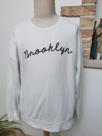 Mooie witte sweater van Amerika Today, Kleding | Dames, Ophalen of Verzenden, Zo goed als nieuw, Maat 46/48 (XL) of groter, Wit