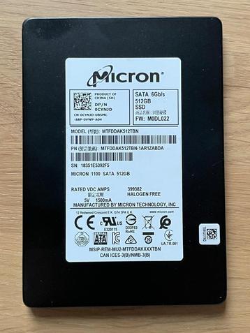 SSD Micron 512Gb