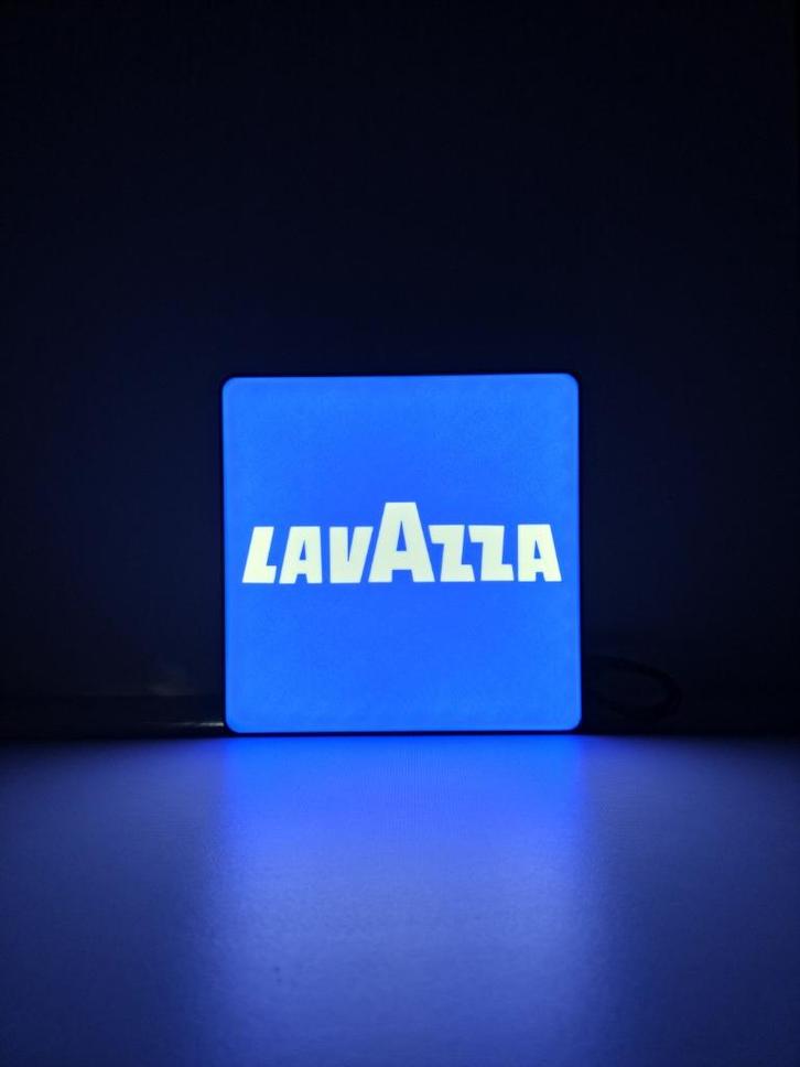 Lavazza koffie LED lamp / lightbox, Huis en Inrichting, Lampen | Losse lampen, Nieuw, Overige typen, Minder dan 30 watt, Overige fittingen