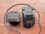 Bosch professional pro core accu 12ah + lader, Doe-het-zelf en Bouw, Ophalen of Verzenden, Zo goed als nieuw