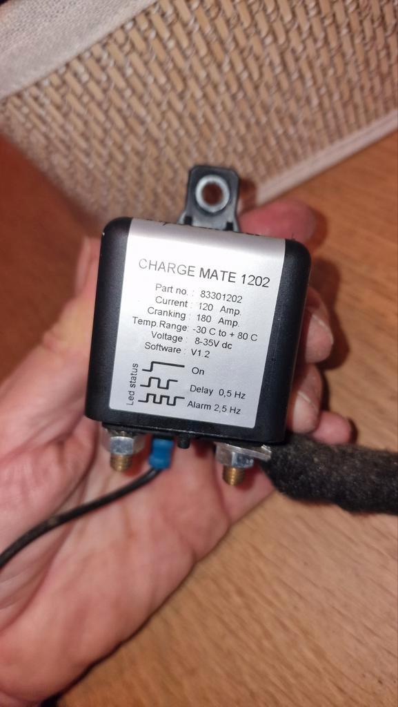 Relais de couplage Mastervolt Charge Mate 1202, Auto-onderdelen, Accu's en Toebehoren, Ophalen