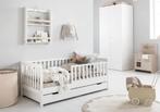 PEUTERBED > 140X70 WIT + MATRAS + SCHUIF + DONS & KUSSEN > B, Kinderen en Baby's, Ophalen, Gebruikt, 70 tot 85 cm, 140 tot 160 cm