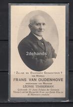 Frans Van Oudenhove, Timberman, Essche, Verzamelen, Bidprentjes en Rouwkaarten, Verzenden, Bidprentje