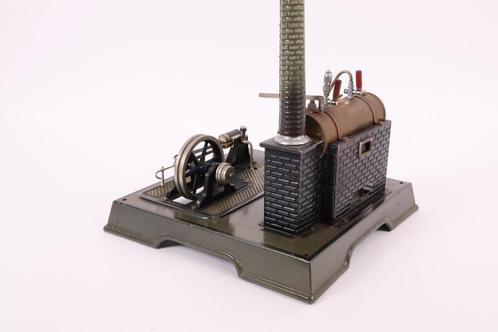 Antieke Märklin stoommachine met vliegwiel en schoorsteen, Antiek en Kunst, Antiek | Speelgoed, Ophalen of Verzenden