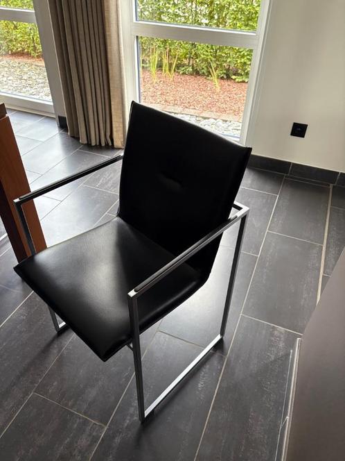 6 Arco frame design stoelen, zeer goede staat, Huis en Inrichting, Stoelen, Zo goed als nieuw, Vijf, Zes of meer stoelen, Leer