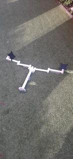Dubbel Monitor arm wit., Ophalen, Zo goed als nieuw