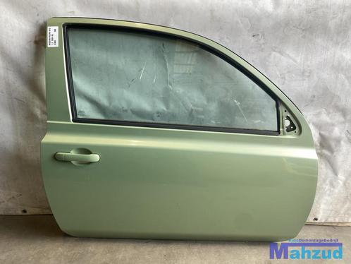 NISSAN MICRA 3 K12 Groen D30G rechts deur portier 2003-2010, Auto-onderdelen, Carrosserie, Deur, Nissan, Gebruikt