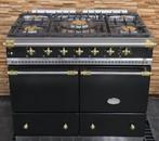 🔥Luxe Fornuis Lacanche 100 cm zwart messing 2 ovens, 60 cm of meer, 5 kookzones of meer, Vrijstaand, 90 tot 95 cm