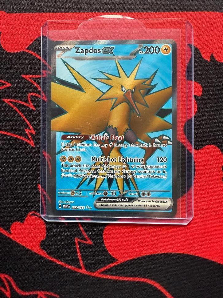 Pokémon 151 Zapdos Ex (MEW 192), Hobby & Loisirs créatifs, Jeux de cartes à collectionner | Pokémon, Comme neuf, Cartes en vrac