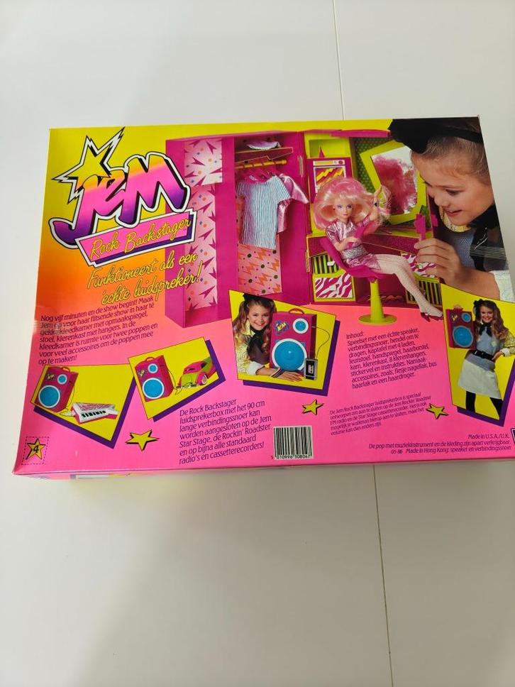 Jem vintage Rock Backstager nieuw Hasbro jaren 80, Verzamelen, Poppen, Nieuw, Accessoires, Ophalen of Verzenden
