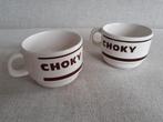 Vintage CHOKY warm-chocolade kopje tas - 2 stuks, Ophalen of Verzenden