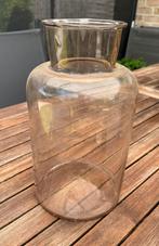 Roze apothekersfles zonder dop, Ophalen of Verzenden, Gebruikt, Overige kleuren, Glas