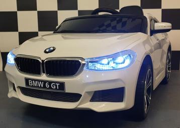 Kinderauto BMW GT - soft start - leren zit - met RC