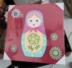Matryoshka (Russische pop) rode canvasprint, Huis en Inrichting, Overige materialen, 50 tot 75 cm, Nieuw, Ophalen of Verzenden