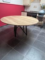 Ronde eettafel met stoelen, Huis en Inrichting, Ophalen, Zo goed als nieuw