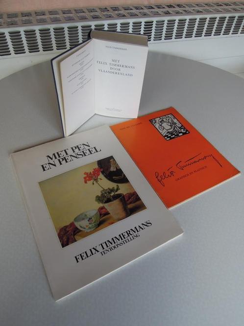 Felix Timmermans 2 boeken grafisch plastisch, Antiquités & Art, Antiquités | Livres & Manuscrits, Enlèvement ou Envoi