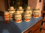 Vintage/retro Emsa mooie set voorraadpotten jaren 70, Enlèvement ou Envoi, Maison et Meubles