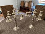 Chandeliers en argent et bronze à vendre, Enlèvement, Comme neuf, Argent, Chandelier