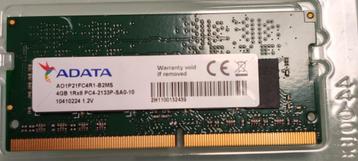 DDR4 4GB RAM  beschikbaar voor biedingen