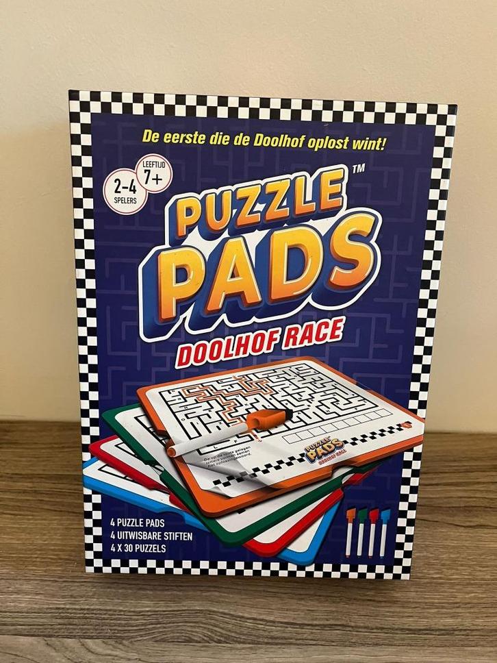 Puzzle Pads: Doolhofrace, Hobby en Vrije tijd, Denksport en Puzzels, Gebruikt, Overige typen, Ophalen of Verzenden