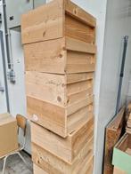 Nieuwe zelfgemaakte simplex broedbakken uit grenen hout, 46x, Abeilles