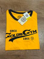 Gold's Gym - Bodybuilding & Fitness T-Shirt, Maat 48/50 (M), Geel, Nieuw, Ophalen of Verzenden