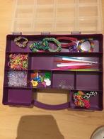 loombands in koffer, Ophalen of Verzenden, Zo goed als nieuw