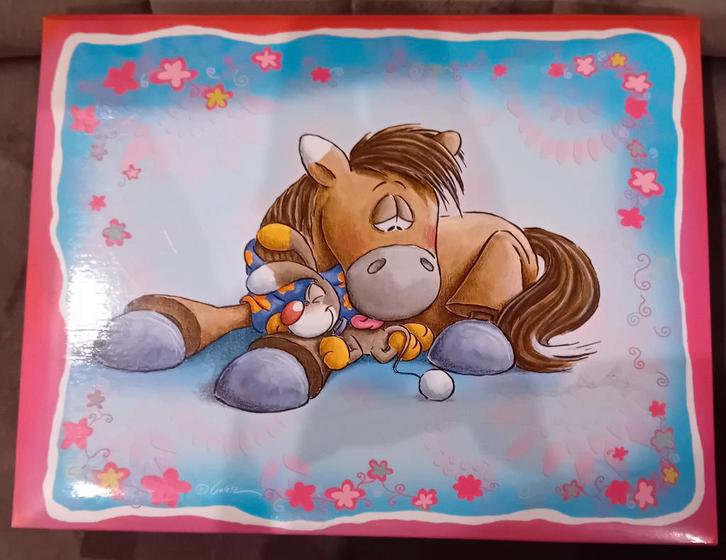 Diddl 80 vierkante blaadjes nummer 54 in schrijfwarenbox, Verzamelen, Diddl, Nieuw, Papier, Kaart of Schrift, Diddl, Ophalen of Verzenden