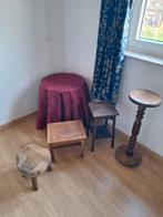 Vele verschillende bijzettafeltjes alles samen 8€, Huis en Inrichting, Krukjes, Ophalen