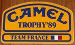 Vintage sticker Camel Trophy '89 Team France retro 1989, Comme neuf, Sport, Enlèvement ou Envoi