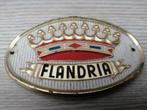 oud embleem  FLANDRIA, Verzamelen, Merken en Reclamevoorwerpen, Ophalen of Verzenden, Zo goed als nieuw, Reclamebord