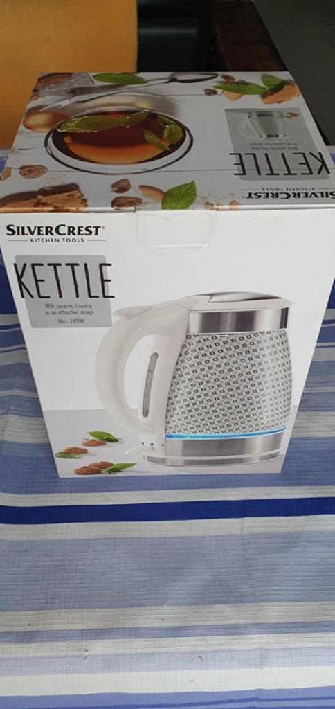 Waterkoker Silver Crest 1.7 L, Elektronische apparatuur, Waterkokers, Nieuw, Ophalen