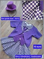 Verkleedkleding Alice in Wonderland / Hoedenmaker 10-12 j, Ophalen of Verzenden, Zo goed als nieuw, 146 t/m 152, Meisje
