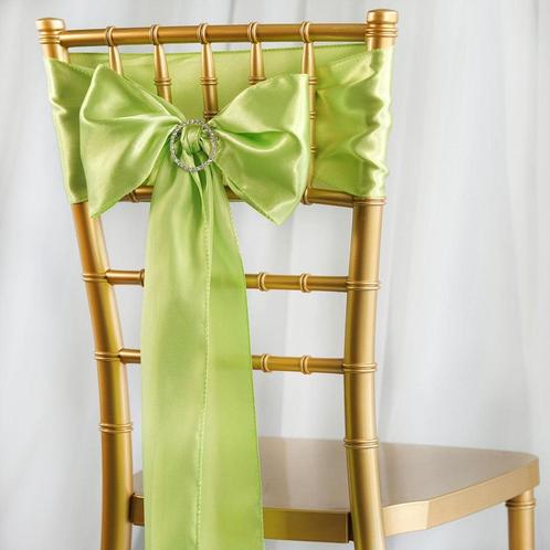 50 noeuds de chaise ruban satin vert anis mariage décoration, Vêtements | Femmes, Vêtements de mariage & Accessoires de mariage
