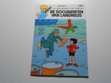 Jommeke 142 De documenten van Langneus 1987 1 ste druk. beschikbaar voor biedingen