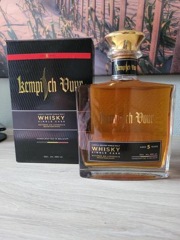 kempisch vuur wisky single malt 5 years x 3, Verzamelen, Wijnen, Ophalen, Overige gebieden, Nieuw, Witte wijn