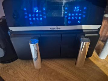 dubbele airfryer 1 keer gebruikt  beschikbaar voor biedingen