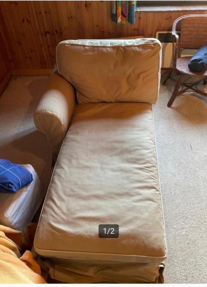 Zetel, Huis en Inrichting, Zetels | Zetels, Zo goed als nieuw, Hoekbank, Eenpersoons, Minder dan 150 cm, 100 tot 125 cm, Ophalen