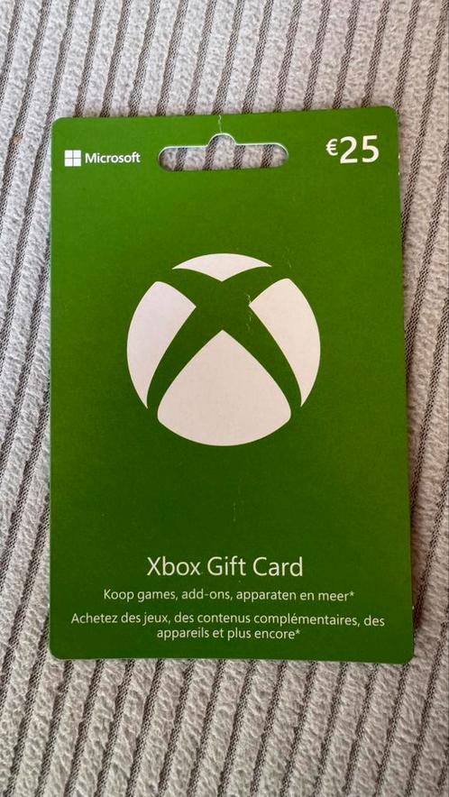 Xbox gift card, Télécoms, Cartes prépayées & Cartes SIM, Neuf, Enlèvement