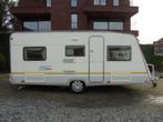 Bürstner Fun Sportiv 480 TK,4/1999, 5 pers, 1e eig, voortent, Caravans en Kamperen, Vast bed, Rondzit, Disselslot, Particulier