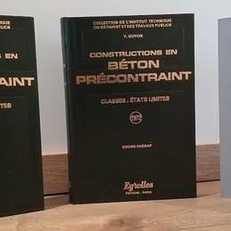 Collection ouvrages béton précontraint, Livres, Technique, Comme neuf, Autres sujets/thèmes, Enlèvement