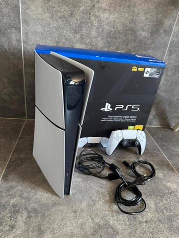 Ps5 slim digitaal edition werkt perfect beschikbaar voor biedingen