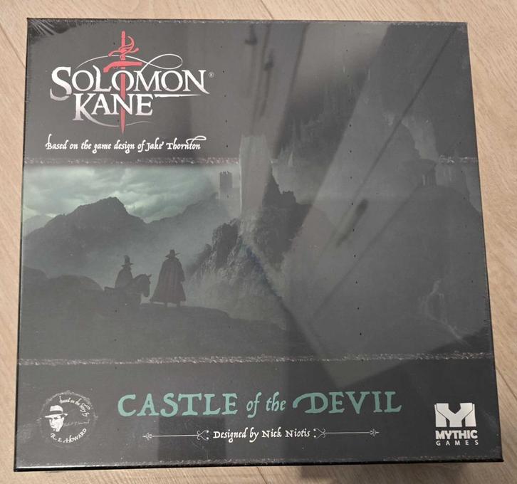 Solomon Kane Castle of the Devil Board Game Kickstarter New, Hobby en Vrije tijd, Gezelschapsspellen | Bordspellen, Nieuw, Een of twee spelers
