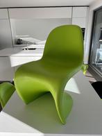 6x Vitra Panton Chair dark lime Edition, Ophalen, Gebruikt, Overige kleuren, Modern Design