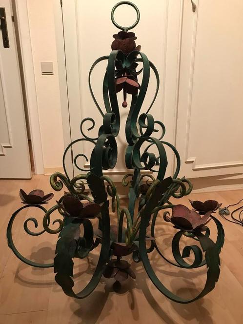 Smeedijzeren kroonluchter, Antiek en Kunst, Antiek | Verlichting, Ophalen