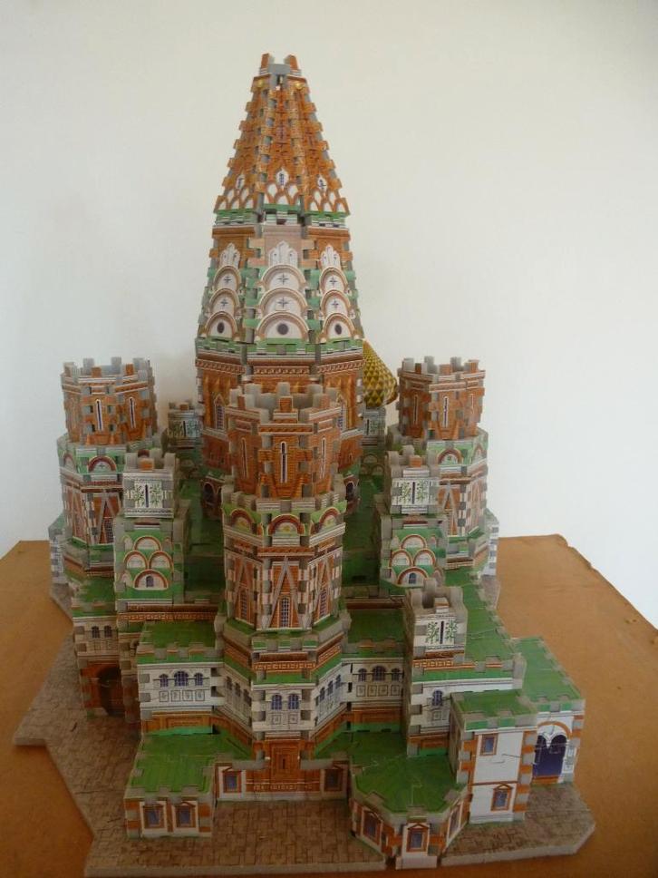 3D PUZZEL   BASILIUS KATHEDRAAL, Hobby en Vrije tijd, Denksport en Puzzels, Gebruikt, Rubik's of 3D-puzzel, 500 t/m 1500 stukjes