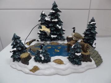 Luville item  --  geese in the water scenery - 600061 beschikbaar voor biedingen