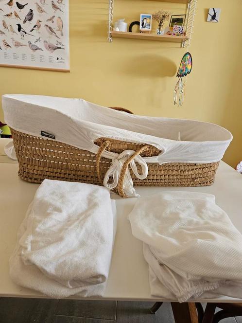 Mozes mand met toebehoren, Kinderen en Baby's, Babywiegjes en Ledikanten, Gebruikt, Ophalen
